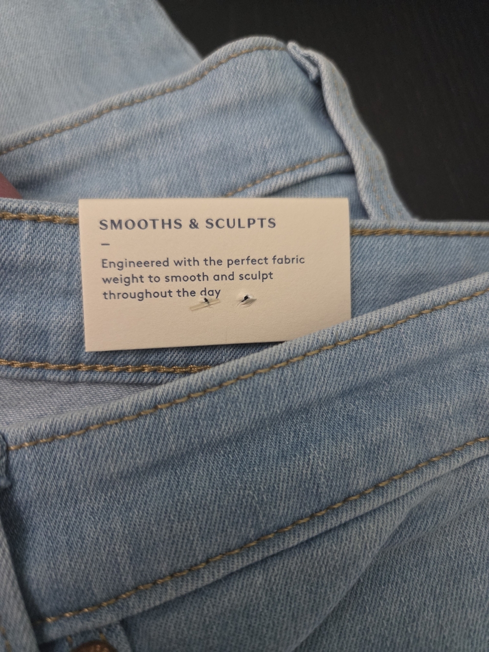 Light Blue Women's Jeans - Stretch Skinny - Picture 4 of 7